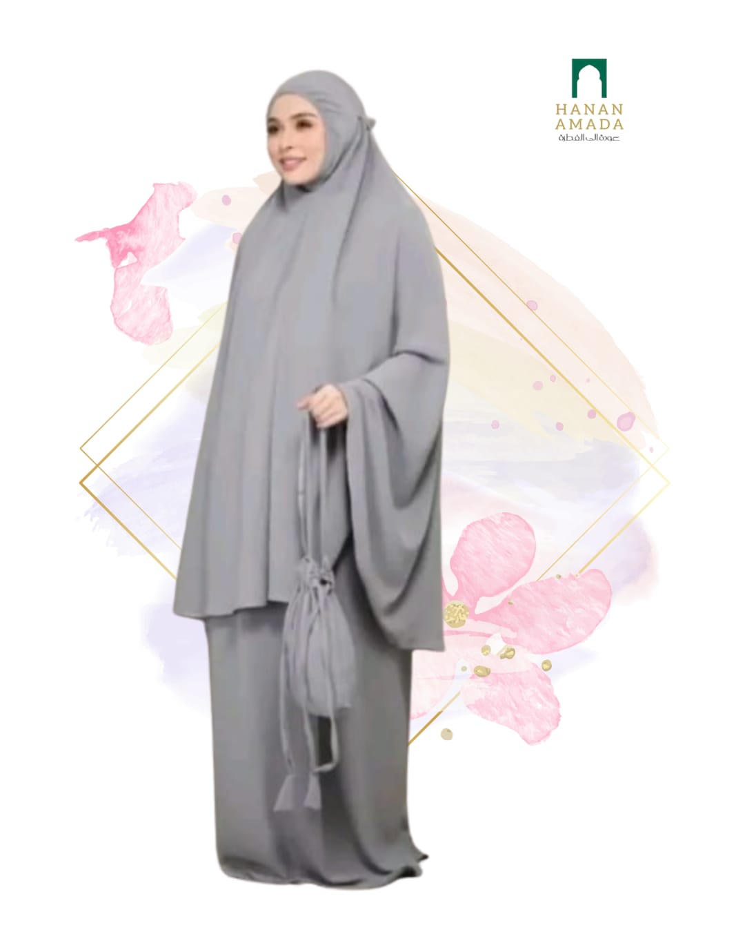 Telekung Crinkle with Bag