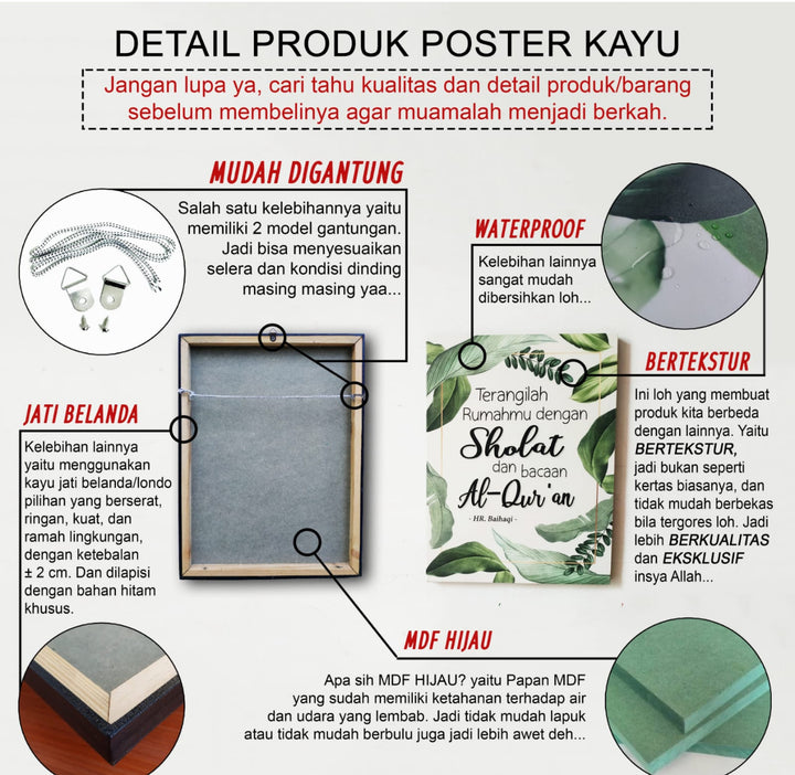 Small Standing Poster