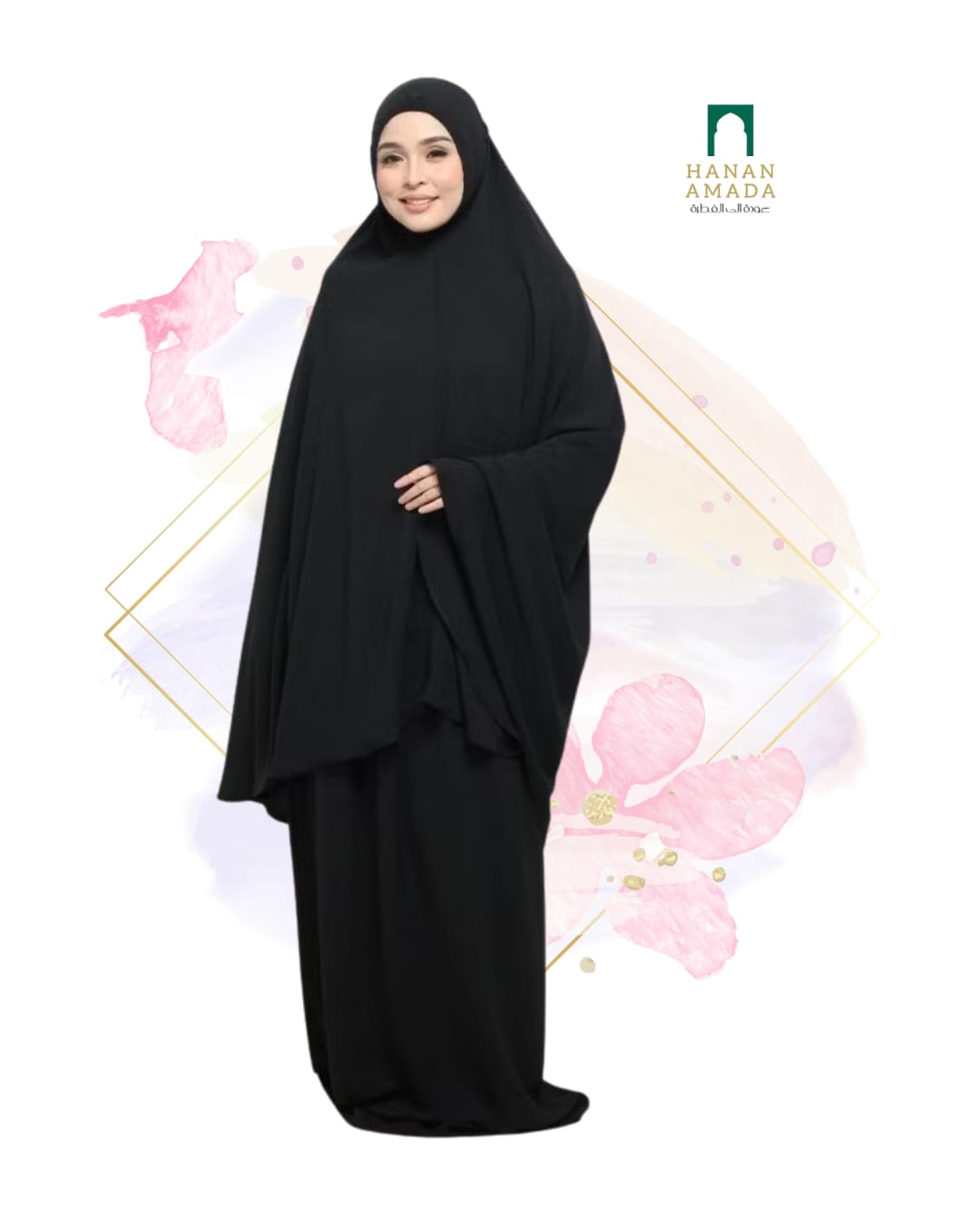 Telekung Crinkle with Bag