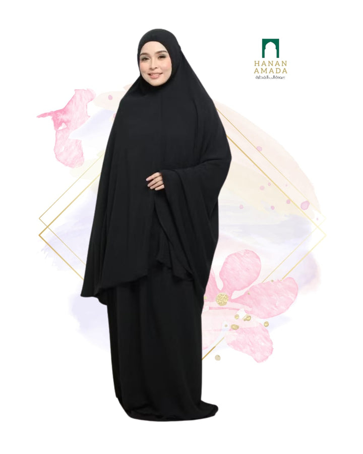 Telekung Crinkle with Bag