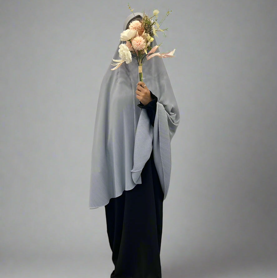 Mini Telekung Pleated