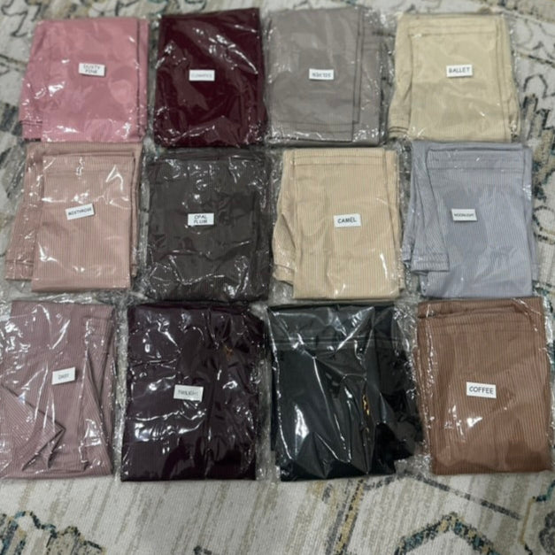 Cotton Ribbed Handsocks