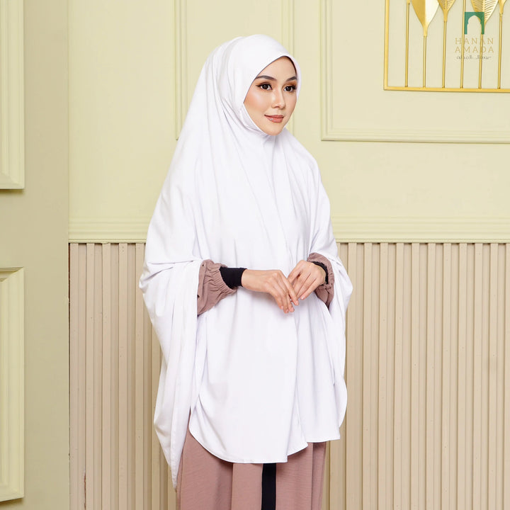 Mini Telekung Pocket (Mosscrepe) Hanan Amadahajj_umrah