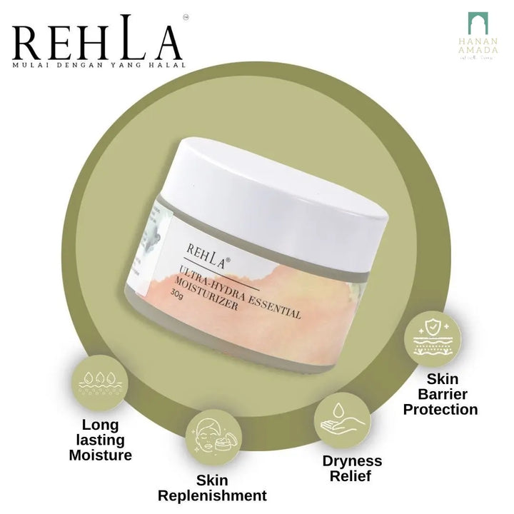 Rehla Skincare - Ultra Hydra Essential Moisturiser (30g) Hanan Amadahajj_umrah