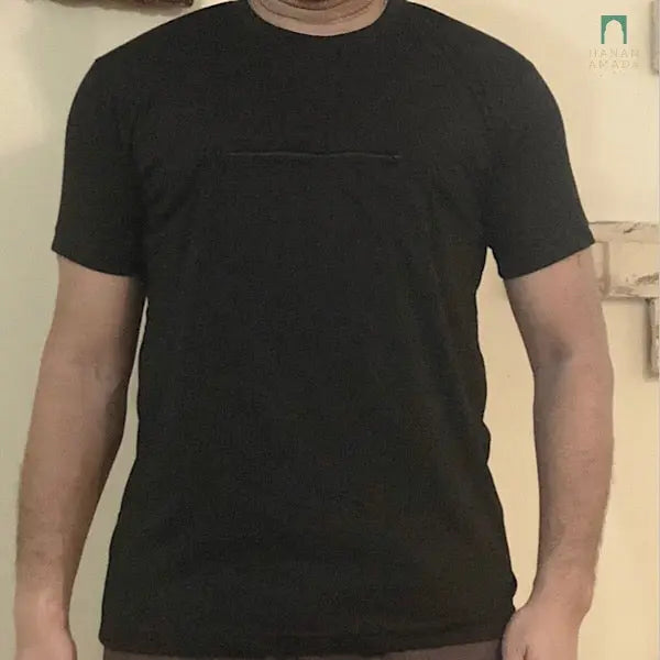 Zipped Pocket T- Shirt (Male) - Plus Size