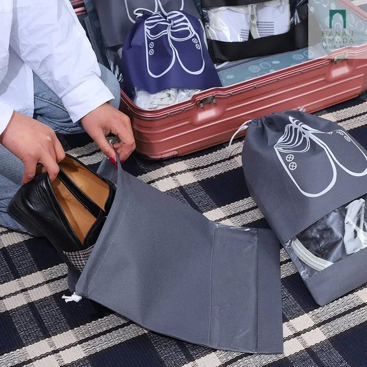 Drawstring Shoe Bags (Large Size) Hanan Amada