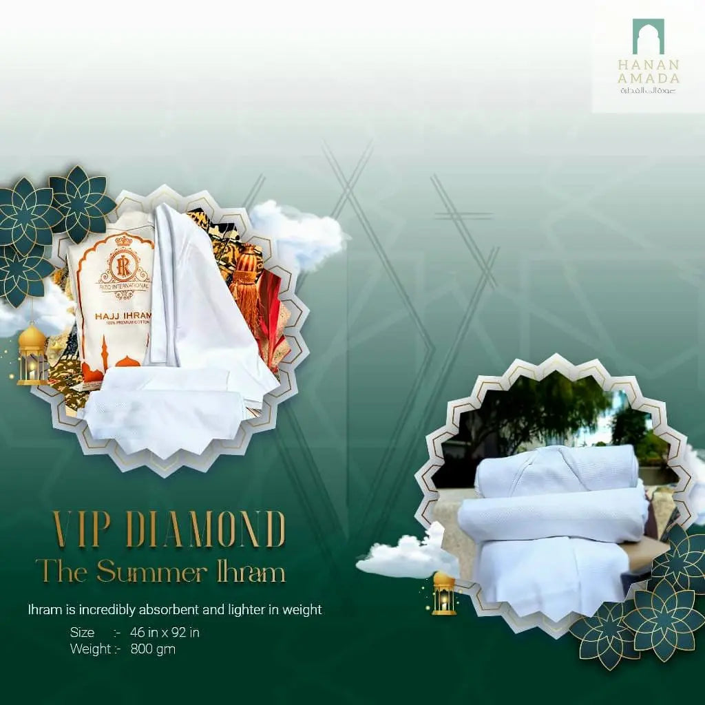 Ihram - VIP DIAMOND (both light) Hanan Amada