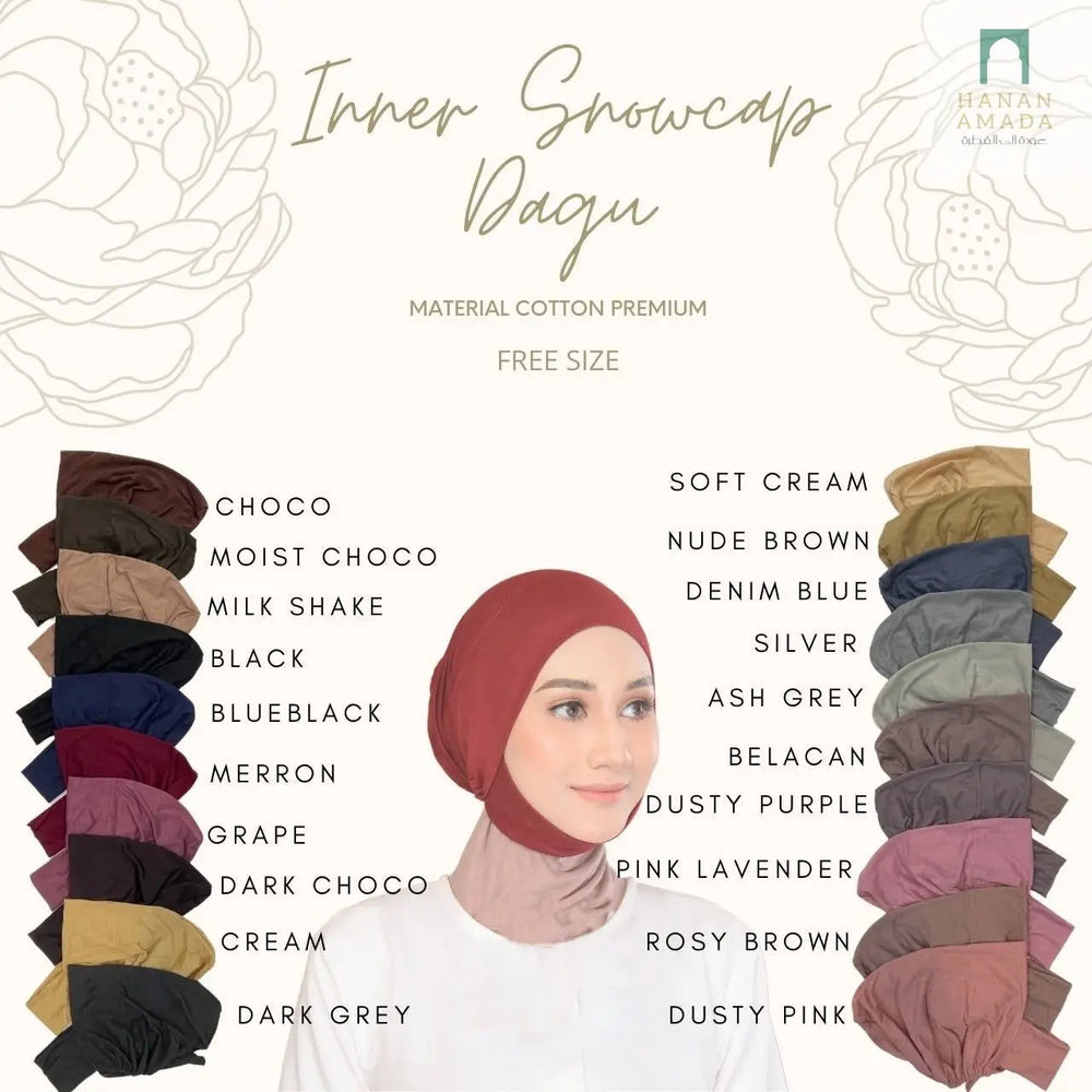 Inner Hijab Snowcap (with Chin) Hanan Amada