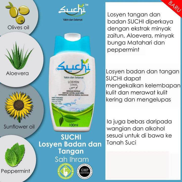 Suchi Body Lotion (Hajj / Umrah) Hanan Amada