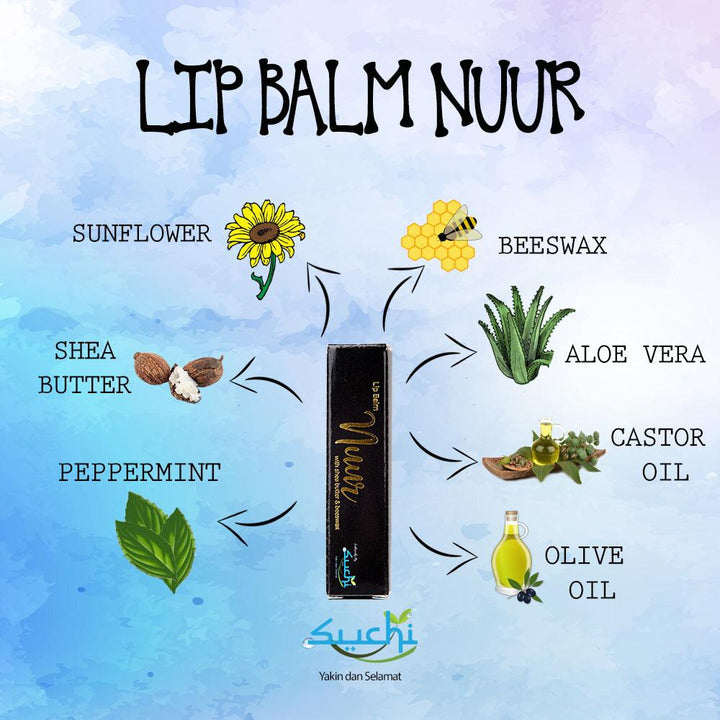 Suchi Lip Balm Nuur (5gm) Hanan Amada