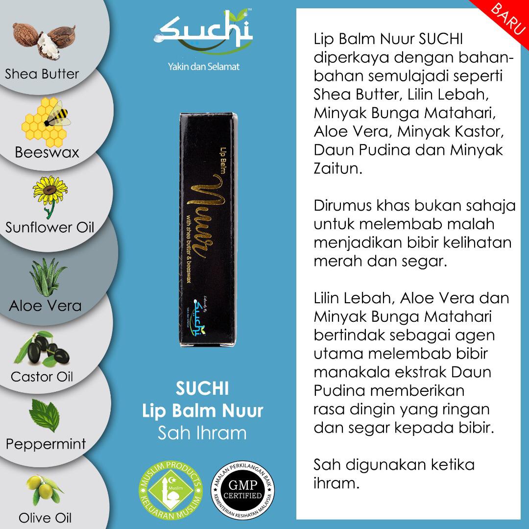 Suchi Lip Balm Nuur (5gm) Hanan Amada