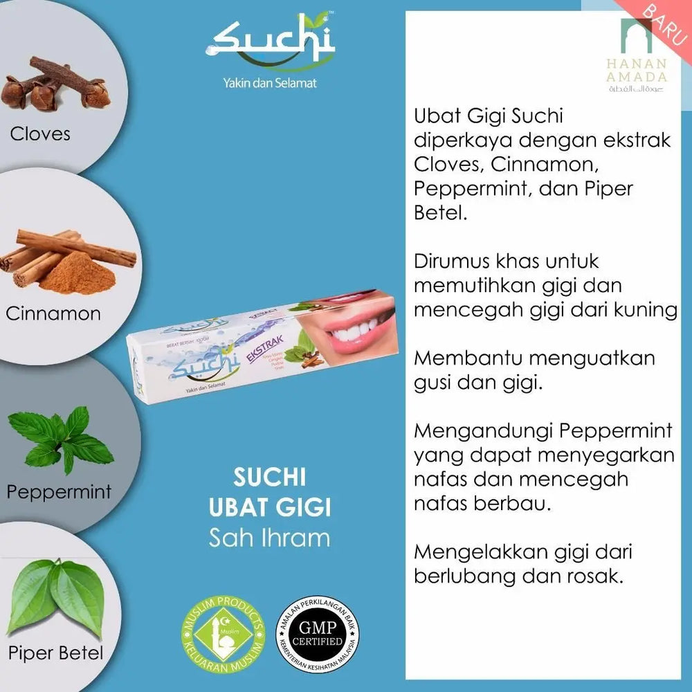 Suchi Toothpaste (Hajj,Umrah) Hanan Amada