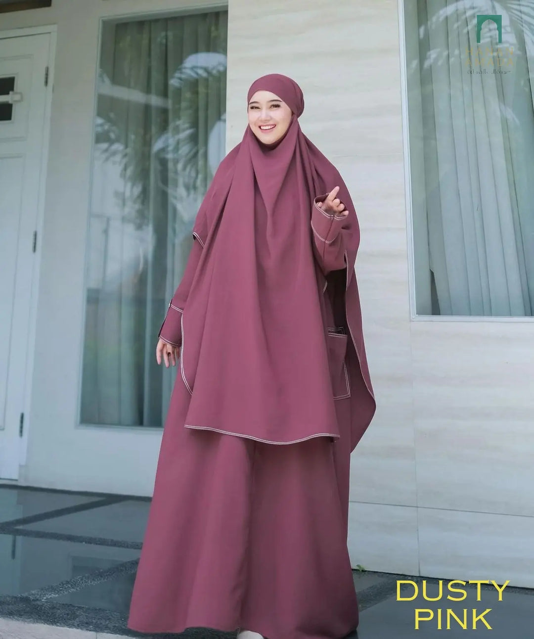 Abaya Suhaila Set (Jubah and Khimar ) - Plus Size Hanan Amadahajj_umrah