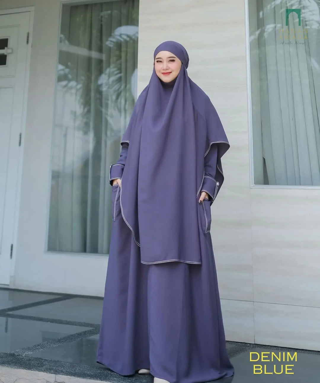 Abaya Suhaila Set (Jubah and Khimar ) - Plus Size Hanan Amadahajj_umrah