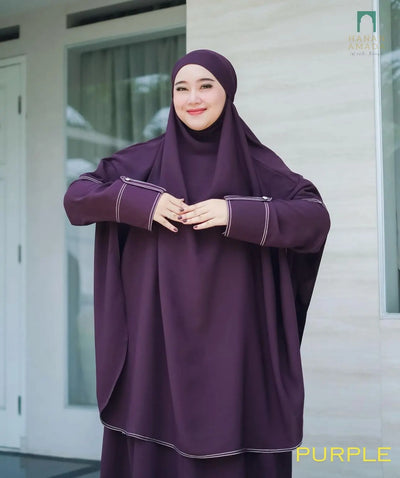 Abaya Suhaila Set (Jubah and Khimar ) - Plus Size Hanan Amadahajj_umrah