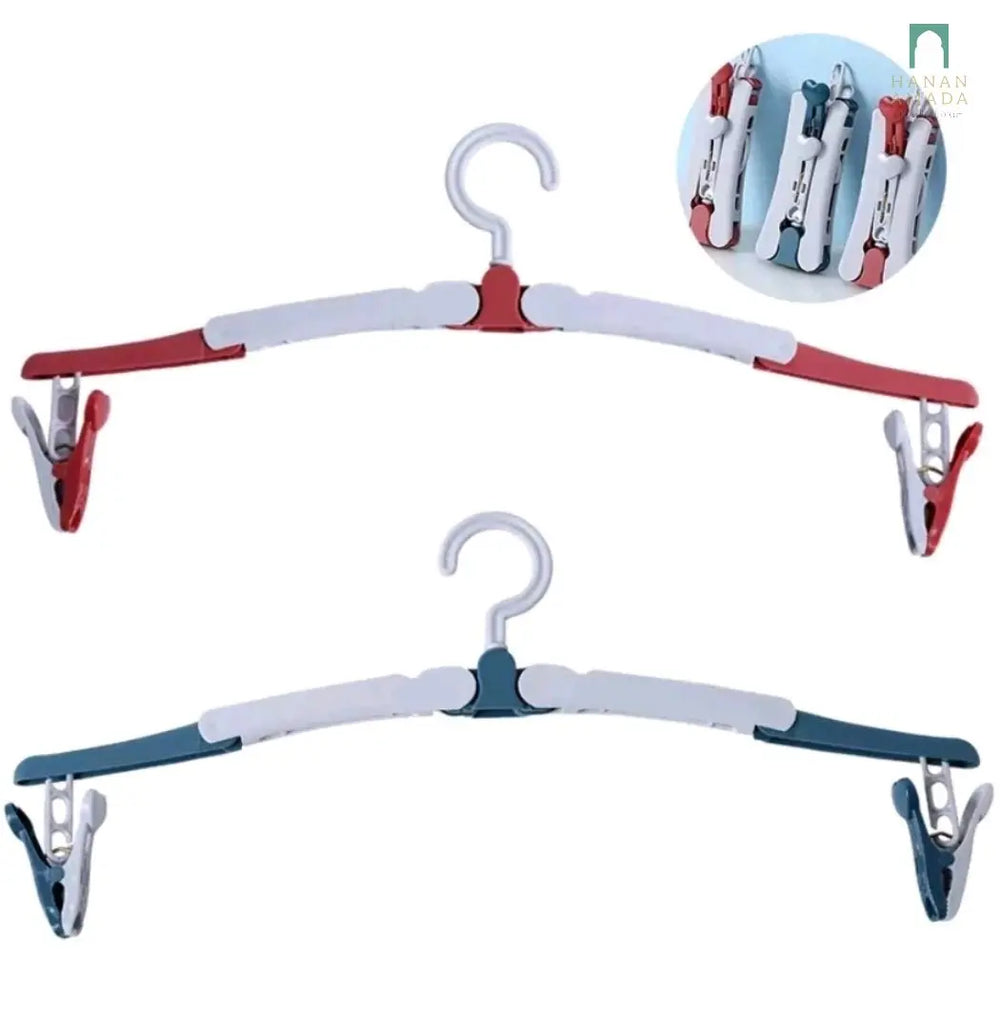 Foldable Hanger with Clip Hanan Amadahajj_umrah