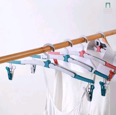 Foldable Hanger with Clip Hanan Amadahajj_umrah