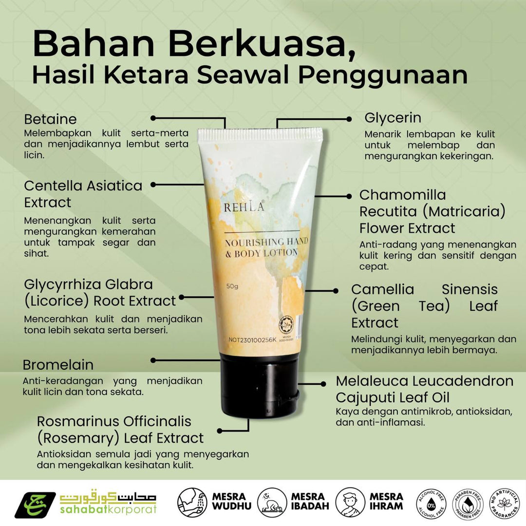 Rehla - Hand & Body Lotion (50ml)