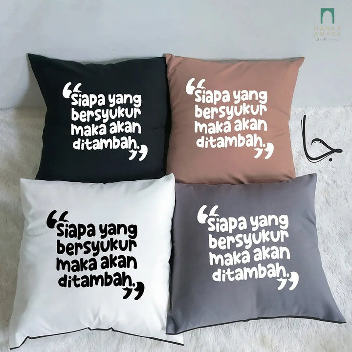 Inspirational Cushion Cover Hanan Amadahajj_umrah