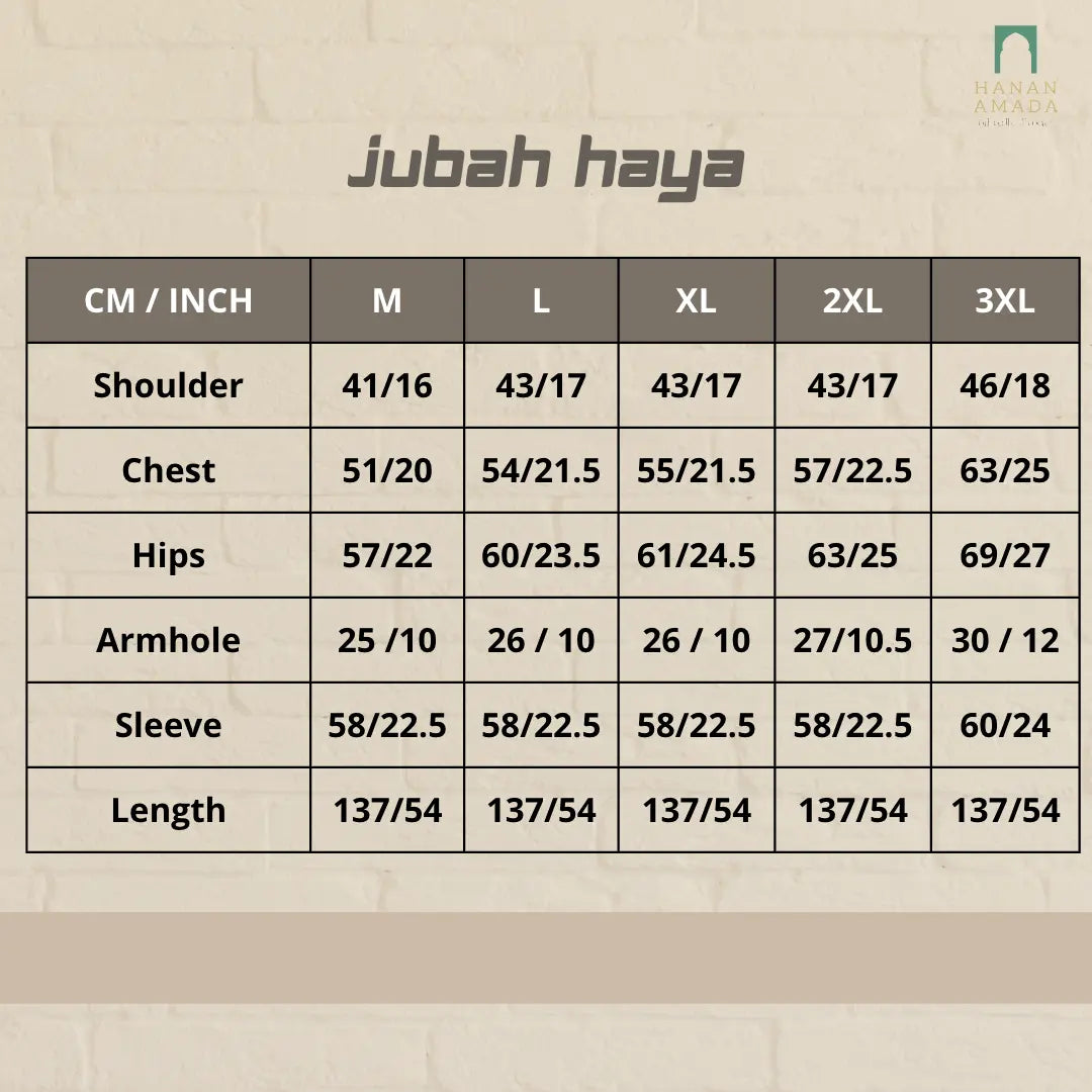 Jubah Haya' (BF and Elderly Friendly) Hanan Amadahajj_umrah