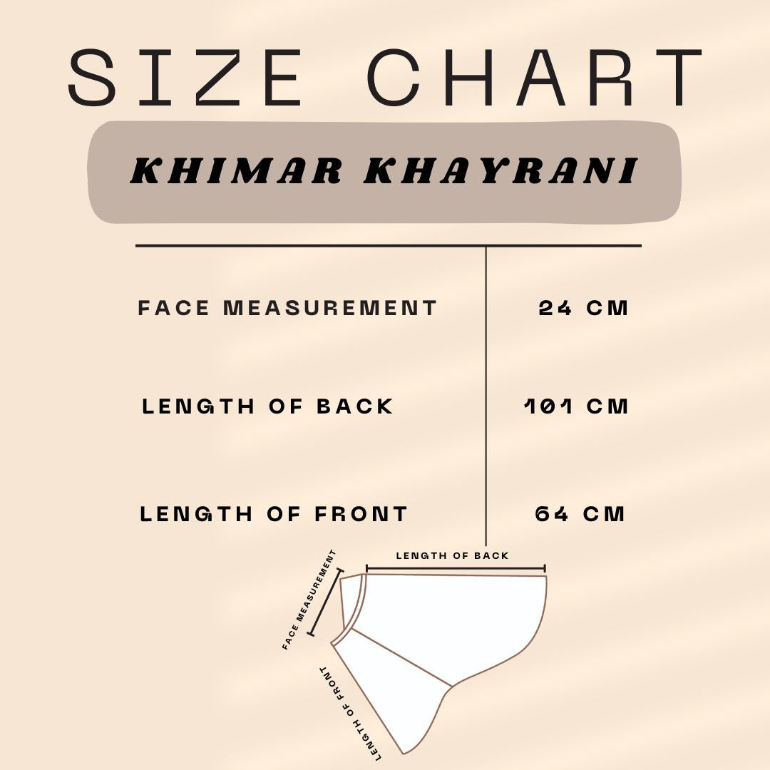 Khimar Khayrani (with Chin Coverage)