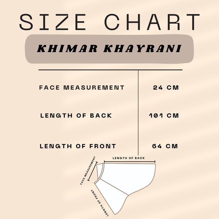 Khimar Khayrani (with Chin Coverage)