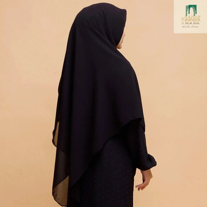 Khimar Khalida - Dark Blue Hanan Amadahajj_umrah