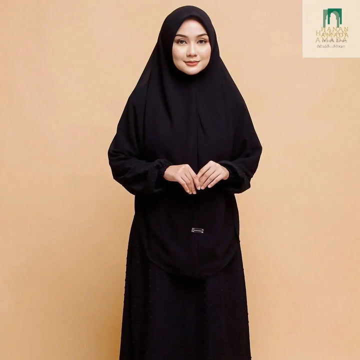 Khimar Khalida - Dark Blue Hanan Amadahajj_umrah