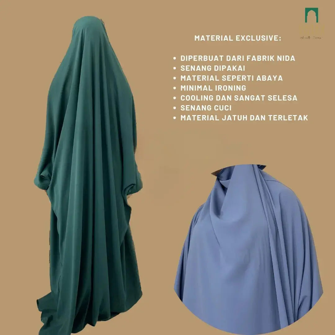 Khimar Telekung Hanan Amadahajj_umrah