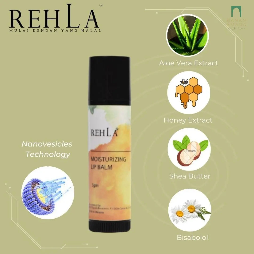 Rehla Bodycare - moisturising lipbalm (5g) Hanan Amadahajj_umrah