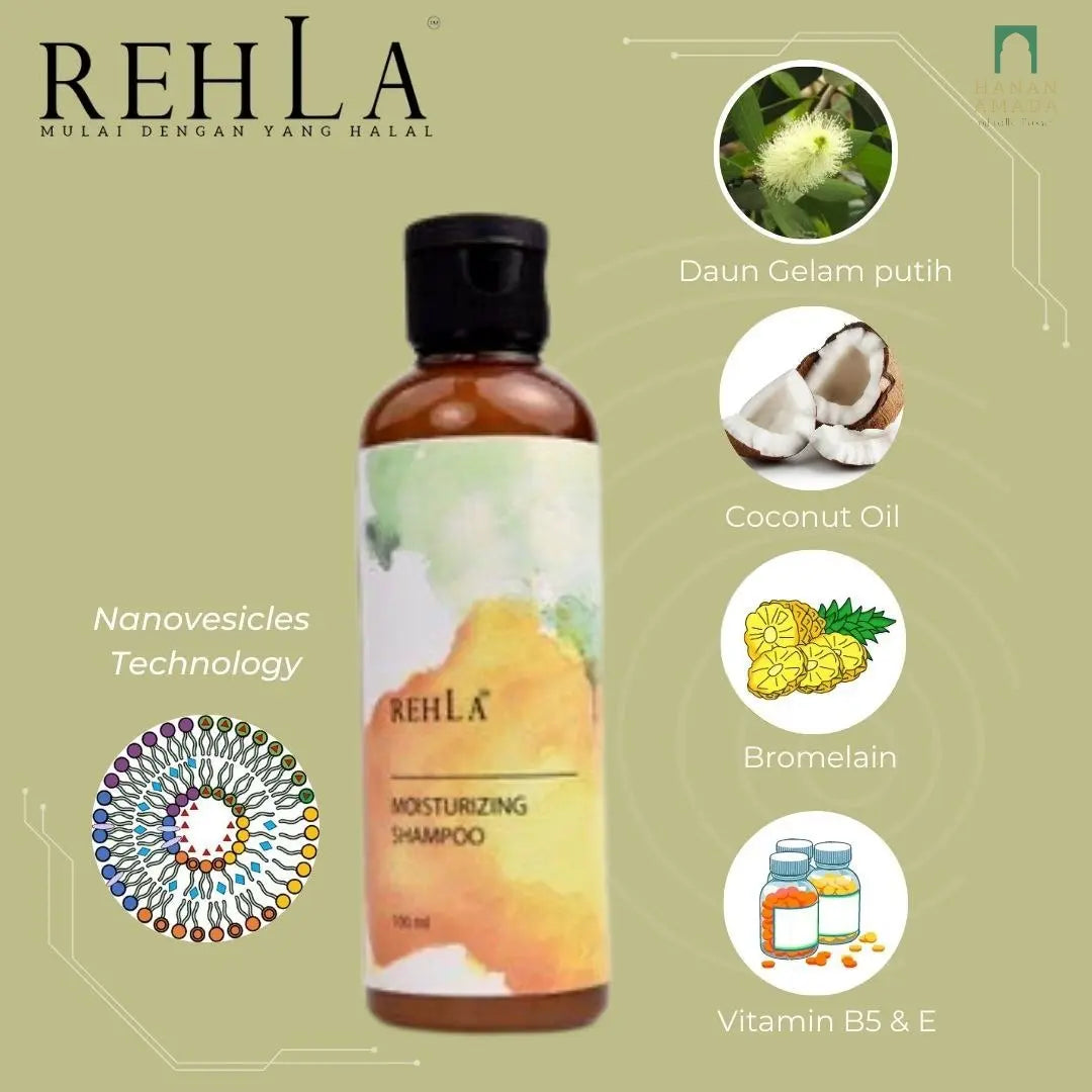 Rehla Bodycare - moisturising shampoo (100ml) Hanan Amadahajj_umrah