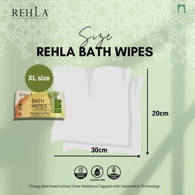 Rehla Ihram Friendly - Bath Wipes Hanan Amadahajj_umrah