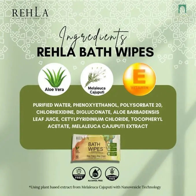 Rehla Ihram Friendly - Bath Wipes Hanan Amadahajj_umrah