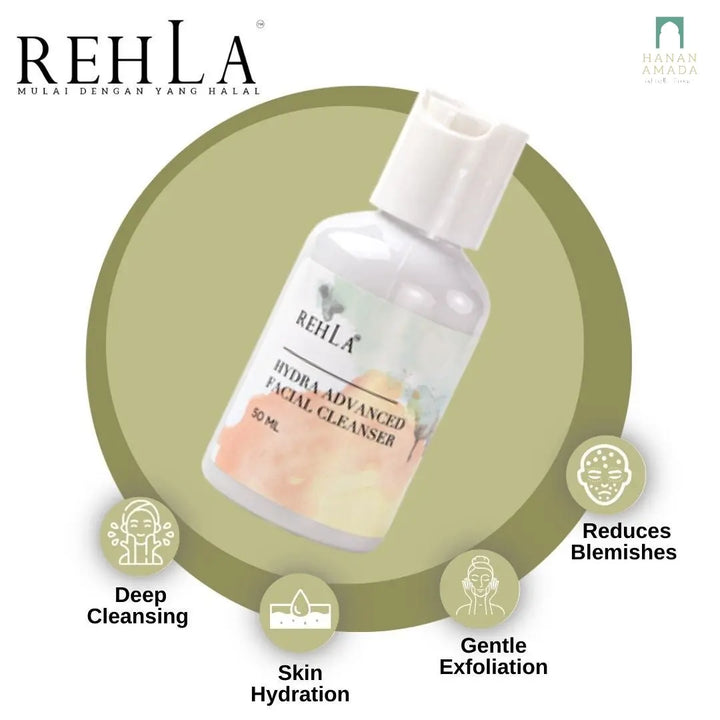 Rehla Skincare - Hydra Advance Facial Cleanser (50ml) Hanan Amadahajj_umrah