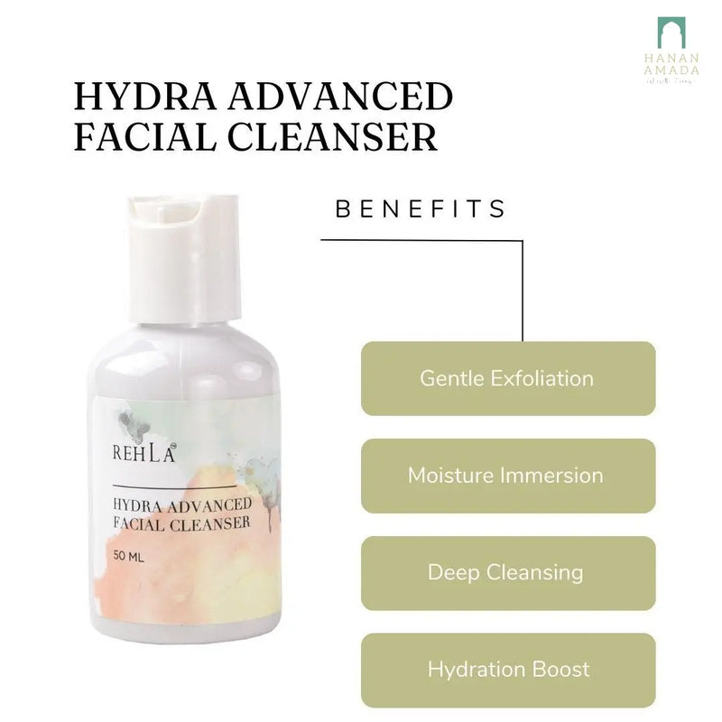 Rehla Skincare - Hydra Advance Facial Cleanser (50ml) Hanan Amadahajj_umrah
