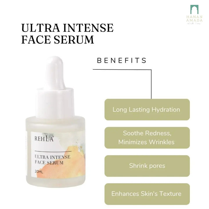 Rehla Skincare - Ultra Intense Face Serum (20ml) Hanan Amadahajj_umrah