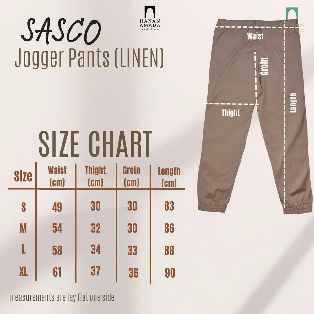 Sasco Pants - Jogger Linen Hanan Amadahajj_umrah