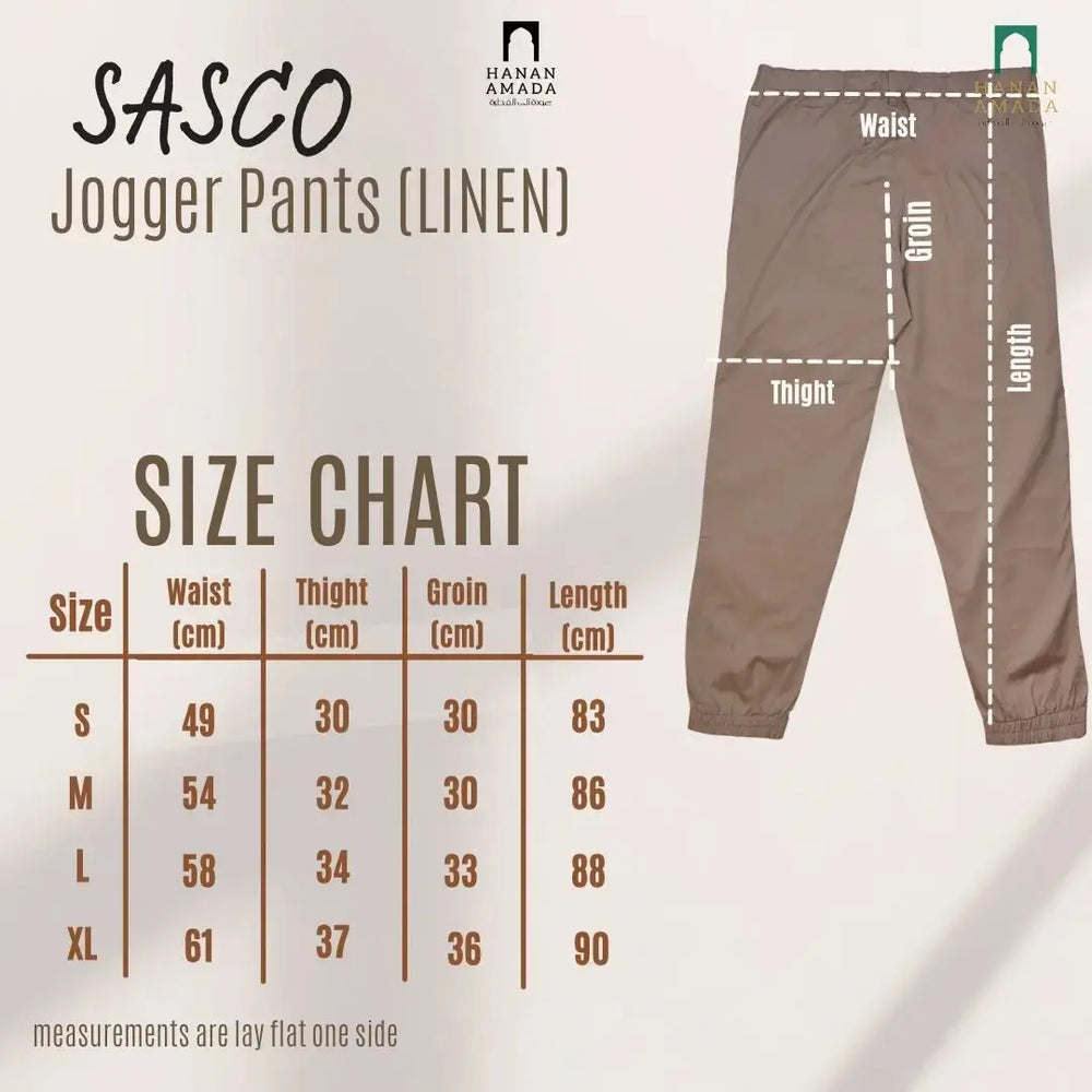 Sasco Pants - Jogger Linen Hanan Amadahajj_umrah