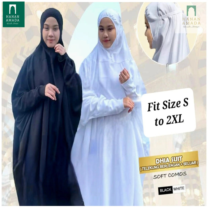 Telekung Pant Suit Dhia 2.0 Hanan Amadahajj_umrah