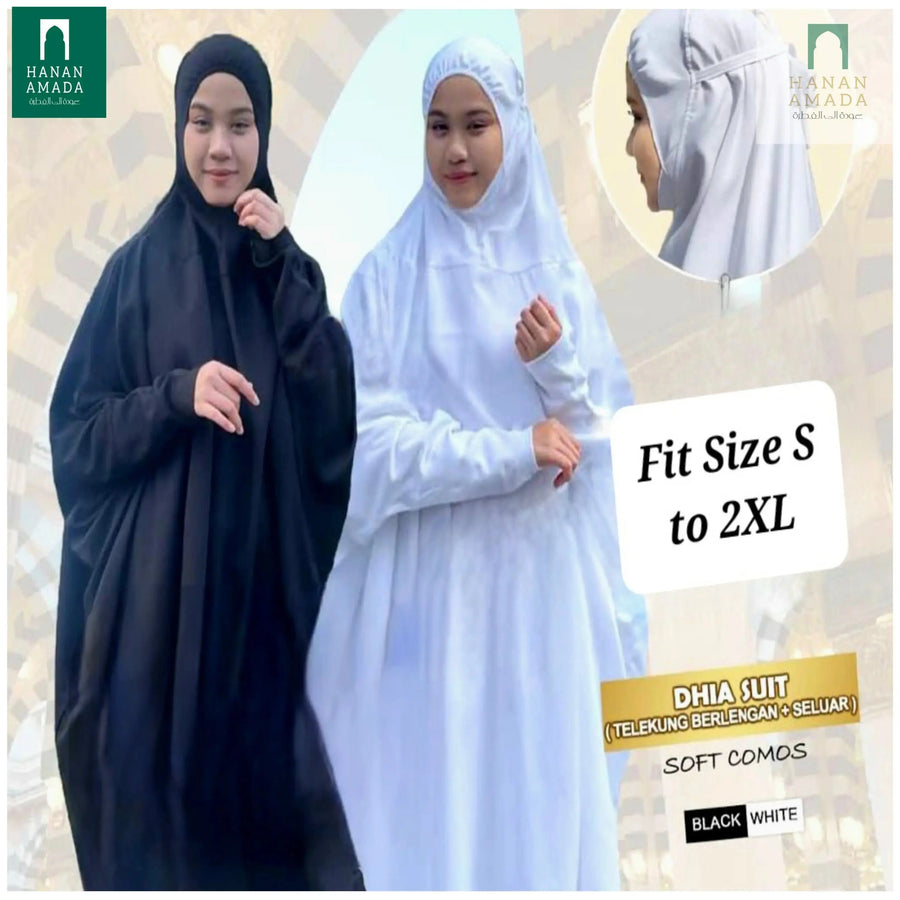 Telekung Pant Suit Dhia 2.0 Hanan Amadahajj_umrah