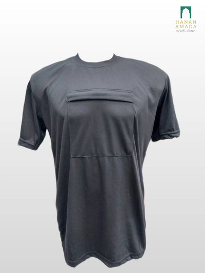 Zipped Pocket T- Shirt (Male) - Plus Size