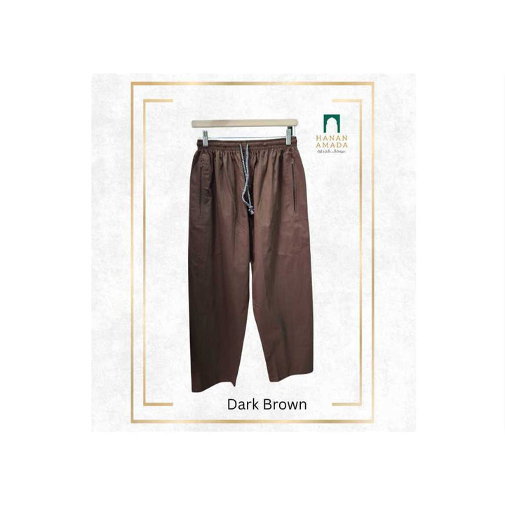 Men's Cotton Pants - Loose Cut (Daily Wear / Umrah / Hajj/ Prayer / Solat)