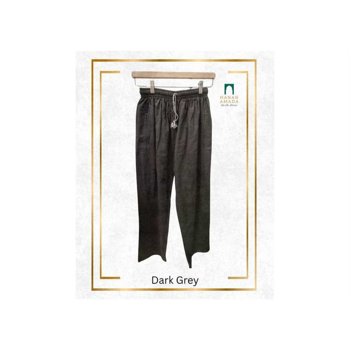 Men's Cotton Pants - Loose Cut (Daily Wear / Umrah / Hajj/ Prayer / Solat)