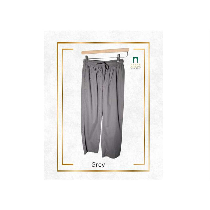 Men's Cotton Pants - Loose Cut (Daily Wear / Umrah / Hajj/ Prayer / Solat)
