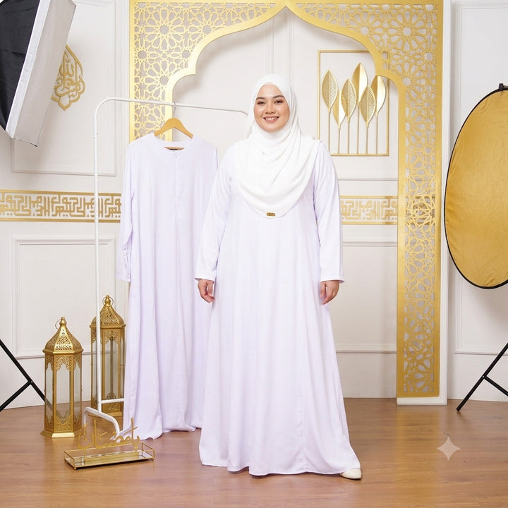 [CLEARANCE SALE] Ladies Jubah / Abaya Collection (Black & White Series) | Premium Hajj, Umrah & Casual
