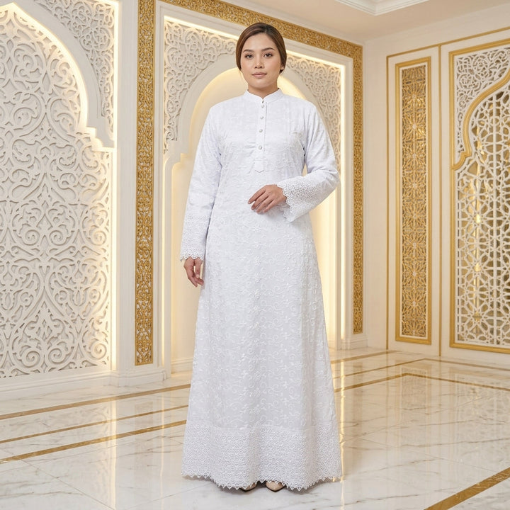 [CLEARANCE SALE] Ladies Jubah / Abaya Collection (Black & White Series) | Premium Hajj, Umrah & Casual