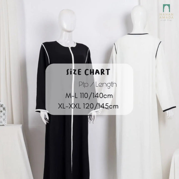 [CLEARANCE SALE] Ladies Jubah / Abaya Collection (Black & White Series) | Premium Hajj, Umrah & Casual