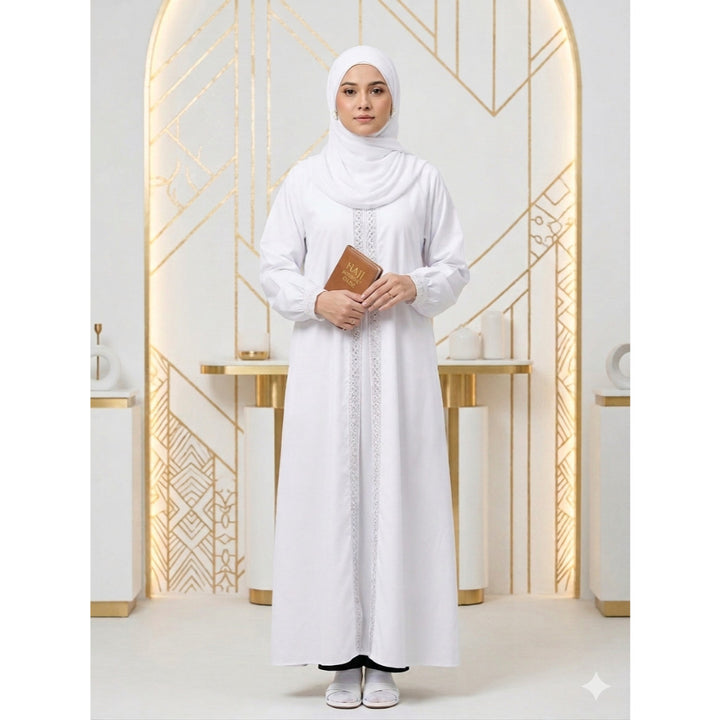 [CLEARANCE SALE] Ladies Jubah / Abaya Collection (Black & White Series) | Premium Hajj, Umrah & Casual