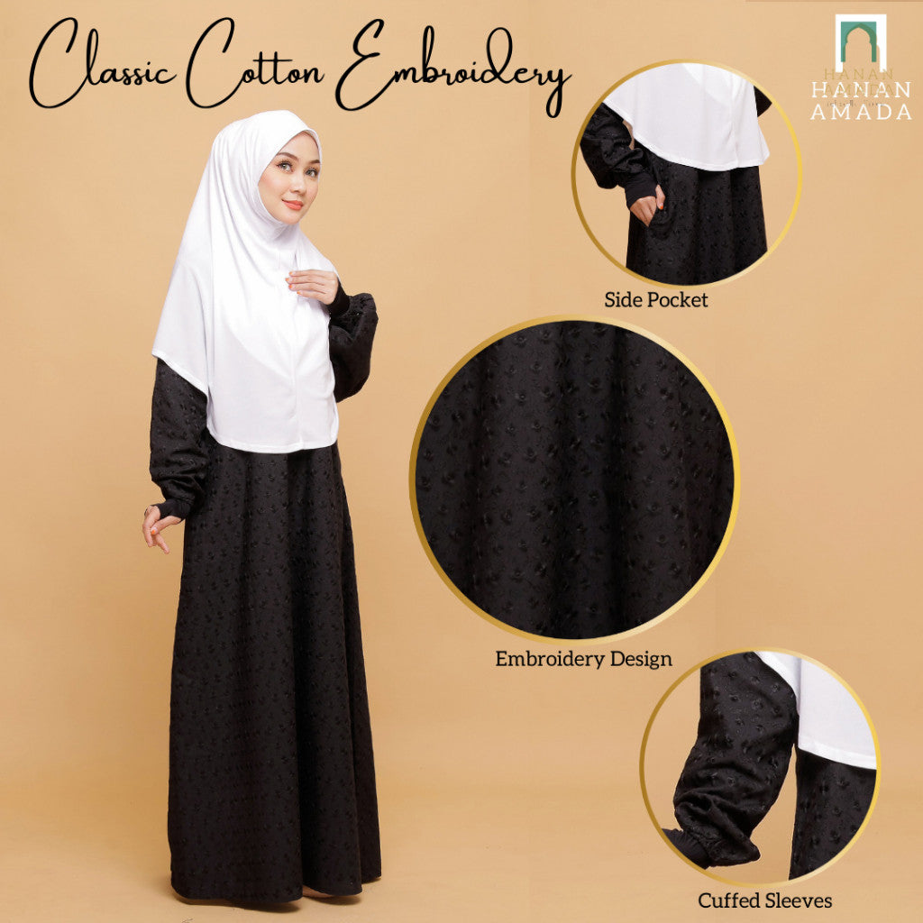 [CLEARANCE SALE] Ladies Jubah / Abaya Collection (Black & White Series) | Premium Hajj, Umrah & Casual