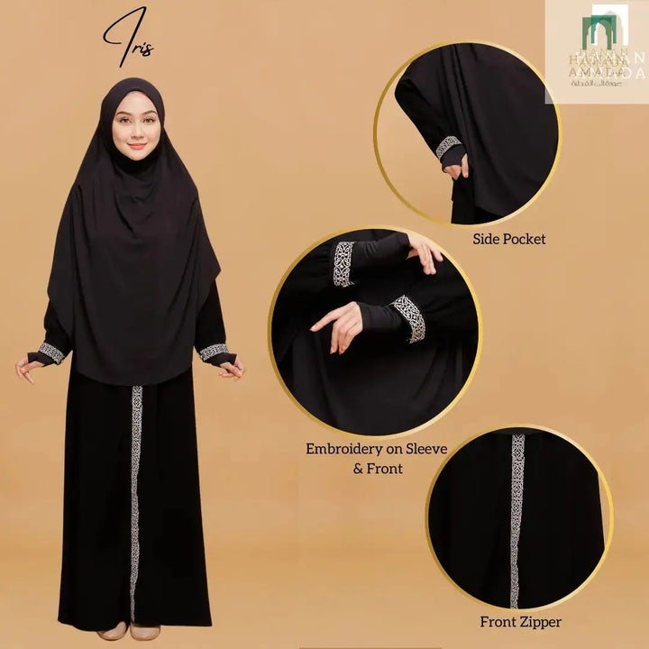 Iris - Jubah Hajj Umrah Hanan Amada